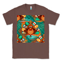 Chestnut thanksgiving  turkey seamless pattern Classic Tee - BundleAndBundleShop