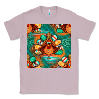 Lilac thanksgiving  turkey seamless pattern Classic Tee - BundleAndBundleShop