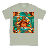 Matcha thanksgiving  turkey seamless pattern Classic Tee - BundleAndBundleShop