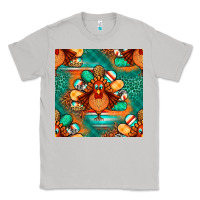 Moon Dust thanksgiving  turkey seamless pattern Classic Tee - BundleAndBundleShop