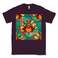 Plum thanksgiving  turkey seamless pattern Classic Tee - BundleAndBundleShop