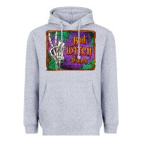 Heather Grey bad witch vibes Heavyweight Hoodie - Jasminsmagicworld