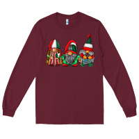 Burgundy mexican flag gnomes Long Sleeve Tee - RacoonDesign