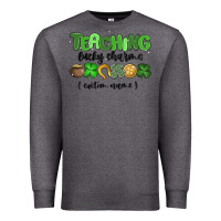 Charcoal Heather teaching lucky charms Premium Sweatshirt - MaliasSmallBusiness