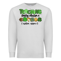 Dove Grey teaching lucky charms Premium Sweatshirt - MaliasSmallBusiness
