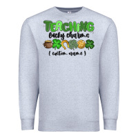 Heather Grey teaching lucky charms Premium Sweatshirt - MaliasSmallBusiness