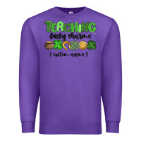 Purple teaching lucky charms Premium Sweatshirt - MaliasSmallBusiness