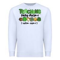 White teaching lucky charms Premium Sweatshirt - MaliasSmallBusiness