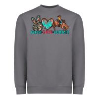 Storm peace love cowboy Heavyweight Sweatshirt - Zillion Design Studio