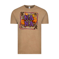 Vintage Coffee basketball nana with leopard Vintage Tee - Zillion Design Studio