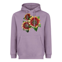 Lavender Florenza Sunflower Heavyweight Hoodie - LillyAllenDesigns