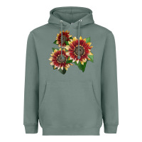 Sage Florenza Sunflower Heavyweight Hoodie - LillyAllenDesigns
