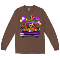 Chestnut mardi gras farm truck Long Sleeve Tee - FaDigitalArtStudio
