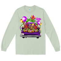 Matcha mardi gras farm truck Long Sleeve Tee - FaDigitalArtStudio