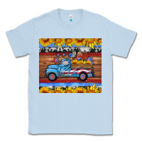 Dusty Blue american truck tumbler Classic Tee - HRA Design Shop