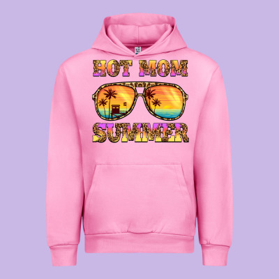 Hot Mom Summer Urban Hoodie Designed By Barkaloodesign