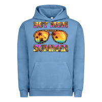 Pigment Pebble Blue hot mom summer Urban Hoodie - BarkalooDesign