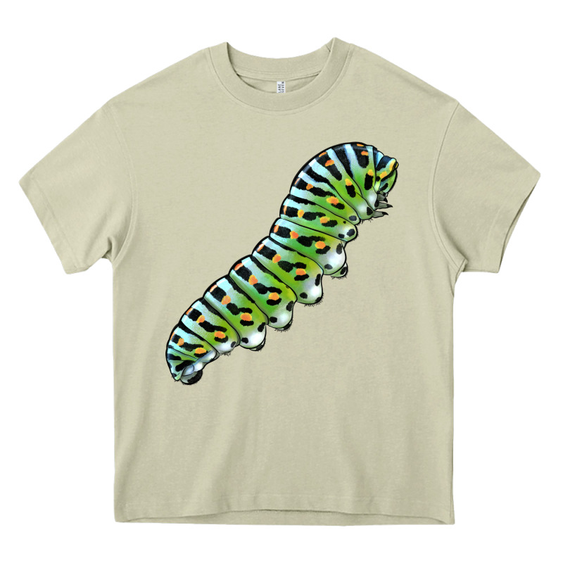 Papilio Machaon Caterpillar Heavy Core Tee by LillyAllenDesigns | Teevron