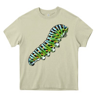Mossy Papilio Machaon Caterpillar Heavy Core Tee - LillyAllenDesigns