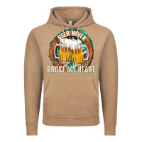 Vintage Coffee beer never broke my heart Vintage Hoodie - texasbilliewilder