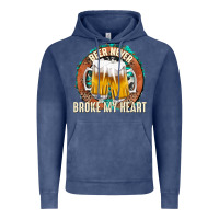 Vintage Denim beer never broke my heart Vintage Hoodie - texasbilliewilder