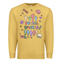 Antique Gold social worker Premium Sweatshirt - MaliasSmallBusiness