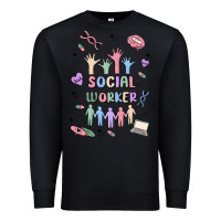Black social worker Premium Sweatshirt - MaliasSmallBusiness
