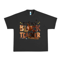 Pigment Black proud black teacher Urban Heavy Tee - Zillion Design Studio