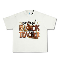 Pistachio proud black teacher Urban Heavy Tee - Zillion Design Studio