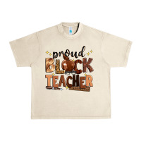 Sandshell proud black teacher Urban Heavy Tee - Zillion Design Studio