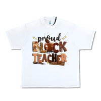 White proud black teacher Urban Heavy Tee - Zillion Design Studio