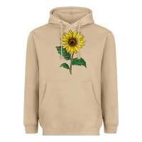 Mushroom Sunray yellow sunflower Heavyweight Hoodie - LillyAllenDesigns