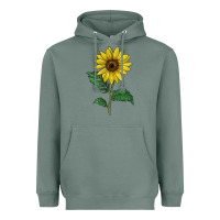 Sage Sunray yellow sunflower Heavyweight Hoodie - LillyAllenDesigns