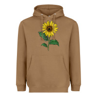 Toasted Coconut Sunray yellow sunflower Heavyweight Hoodie - LillyAllenDesigns
