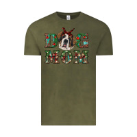 Vintage Olive christmas st. bernard dog mom Vintage Tee - RanaPortraitStore