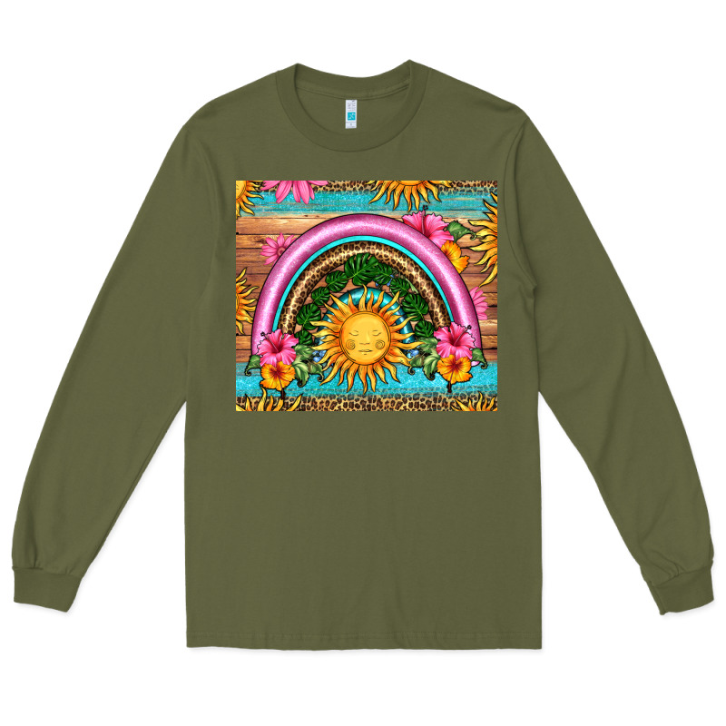 Summer Rainbow Long Sleeve Tee by HRA Design Shop | Teevron