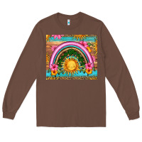 Chestnut summer rainbow Long Sleeve Tee - HRA Design Shop