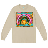 Mushroom summer rainbow Long Sleeve Tee - HRA Design Shop
