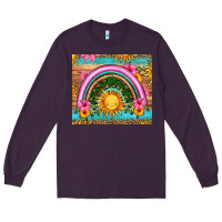 Plum summer rainbow Long Sleeve Tee - HRA Design Shop