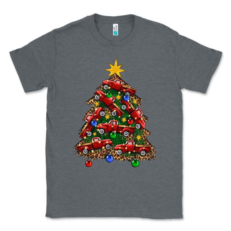 Christmas Truck Tree Classic Tee by FaDigitalArtStudio | Teevron