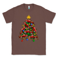 Chestnut christmas truck tree Classic Tee - FaDigitalArtStudio