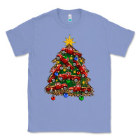 Colony Blue christmas truck tree Classic Tee - FaDigitalArtStudio