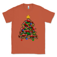 Copper christmas truck tree Classic Tee - FaDigitalArtStudio