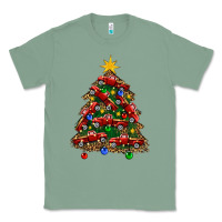 Sage christmas truck tree Classic Tee - FaDigitalArtStudio