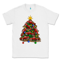 White christmas truck tree Classic Tee - FaDigitalArtStudio