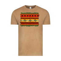 Vintage Camel bullskull thunderbird aztec pattern warm colors Vintage Tee - BarkalooDesign