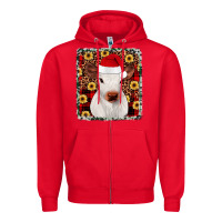 Red heifer christmas Zipper Hoodie - JahusDesignShop