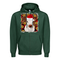 Sports Green heifer christmas Zipper Hoodie - JahusDesignShop