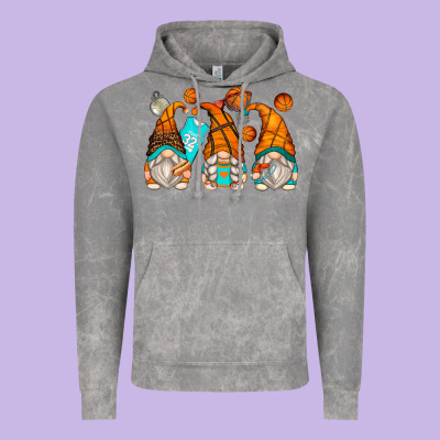 Basketball Gnomes Vintage Hoodie Designed By Zillion Design Studio