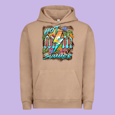 Hot Mom Summer Urban Hoodie Designed By Barkaloodesign